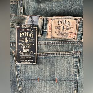 NWT men’s POLO Ralph Lauren jeans, relax fit walker model new with tags
